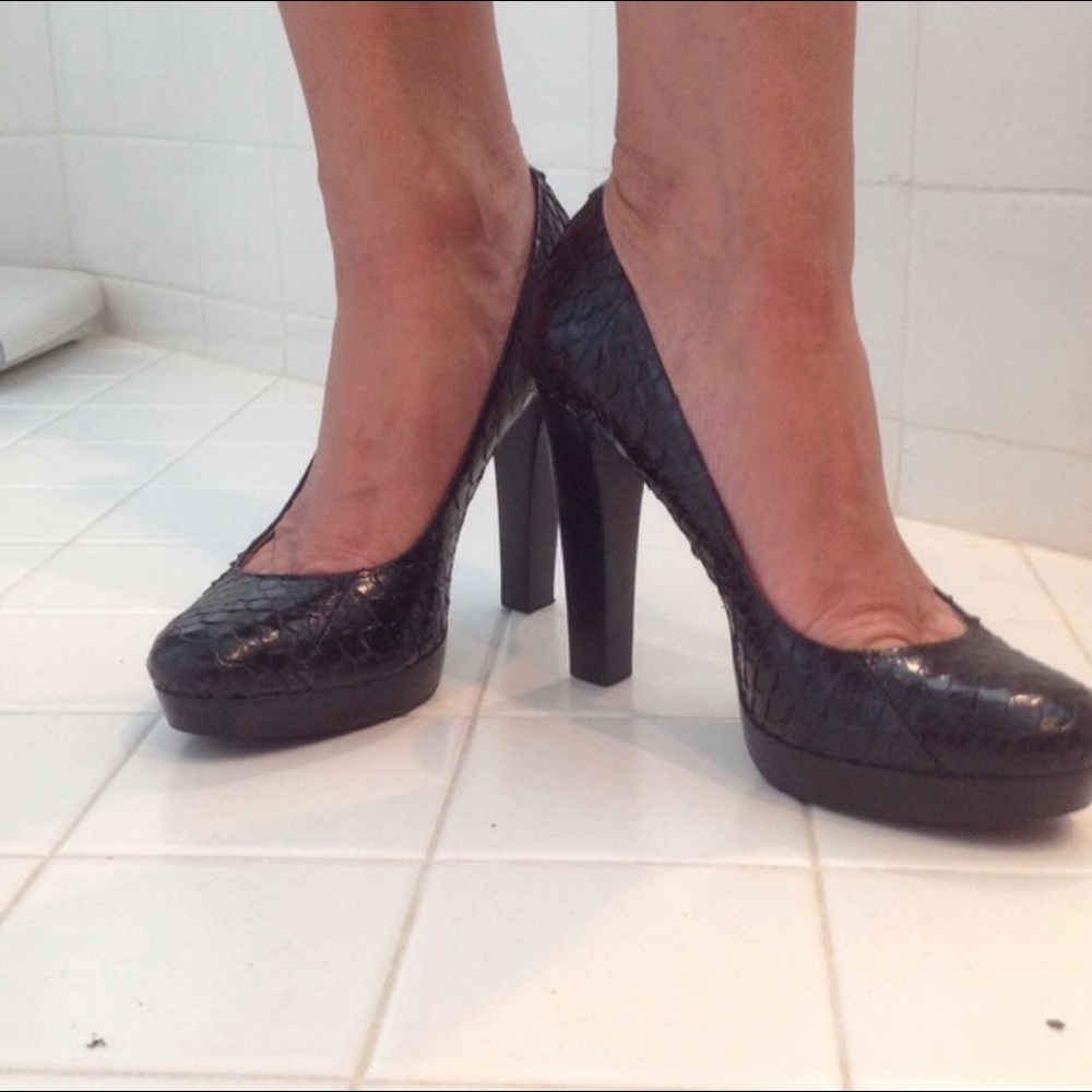 Black heels, Calvin Klein